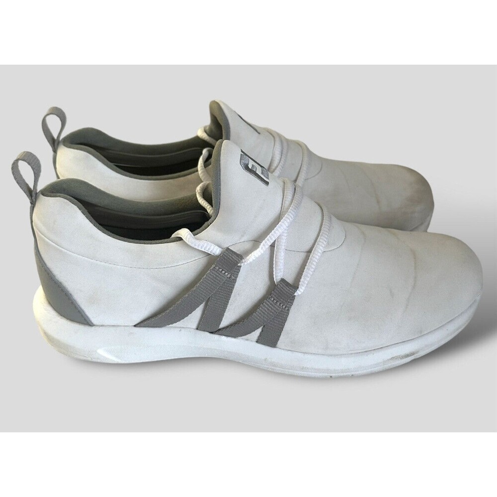 FootJoy FJ Leisure Women's Size 9m Slip-on Spikeless Golf Shoes White Gray 92917